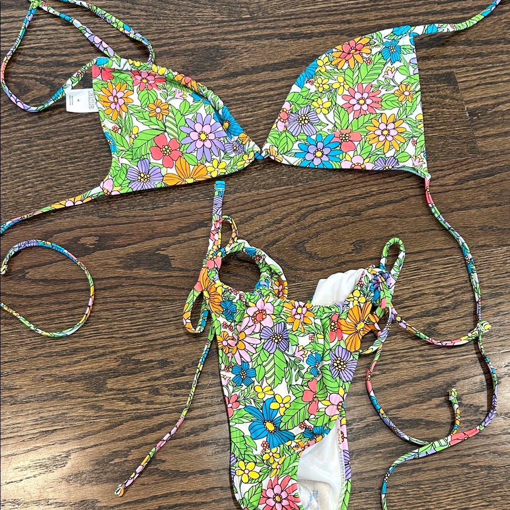 Wild Fable Multicolor Floral Bikini